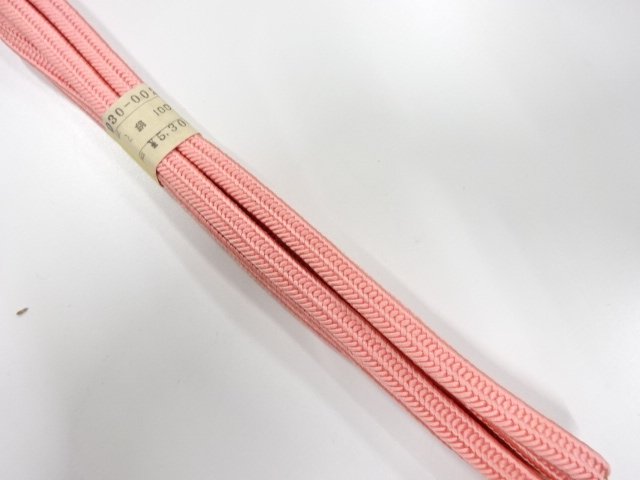 未使用品　正絹　手組帯締め